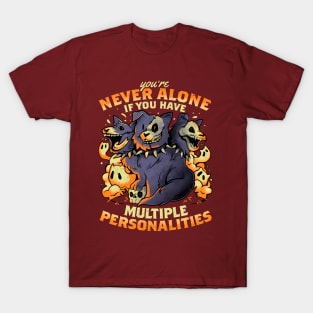 Multiple Personalities - Funny Evil Hell Dog Gift T-Shirt